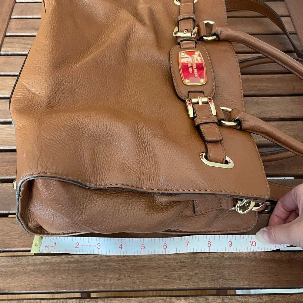 Michael Kors brown leather tote
